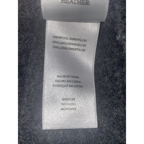 RAILS Mens Wool Blend Medium Ryder Charcoal Heather Hoodie Full Zip - Picture 10 of 10